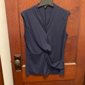 Banana Republic Navy sleeveless blouse